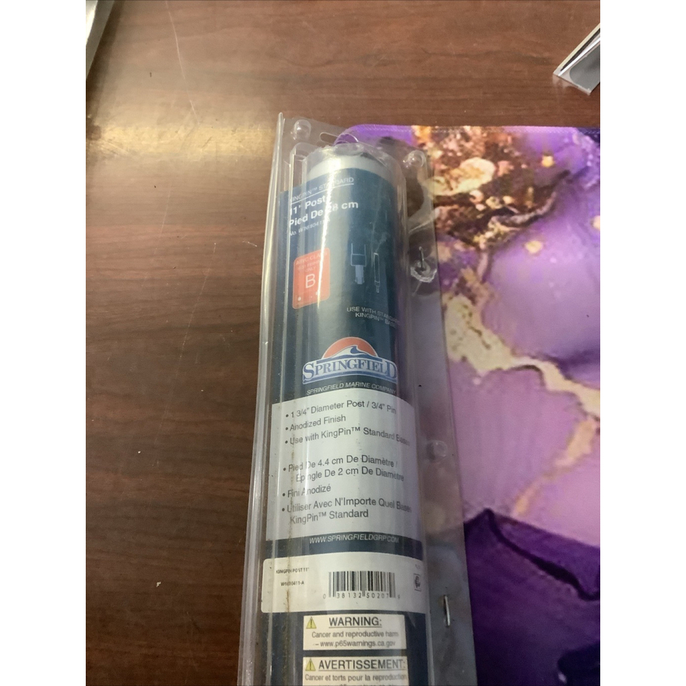 New SPRINGFIELD KINGPIN 11" FIXED SEAT POST - 1 3/4" Dia - 3/4" Pin W1610411-A - Picture 3 of 4
